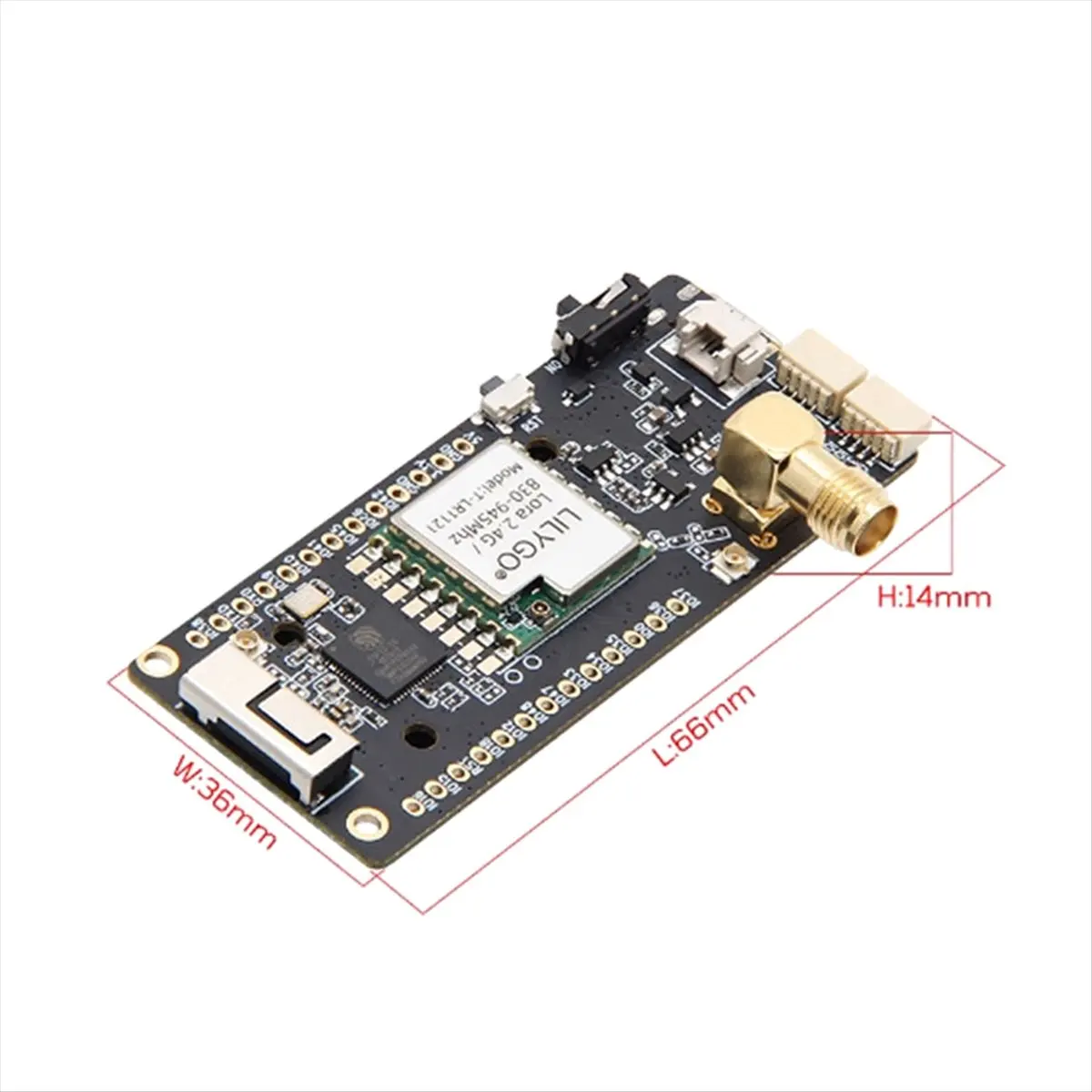 Фото AAAE T3S3-LR1121/2.4G V1.2 - LoRa2.4G SX1280 с модулем OLED-дисплеем 0.96 дюйма для разработки приборов №5