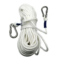 102130meters dia 8mm scuba diving inflatable buoy line snorkeling freediving buoy float line rope with carabiners