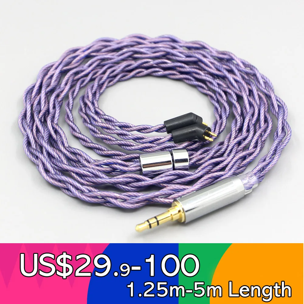 

Type2 1.8mm 140 cores litz 7N OCC Headphone Earphone Cable For Etymotic ER4B ER4PT ER4S ER6I ER4 2pin 1.8mm LN007860