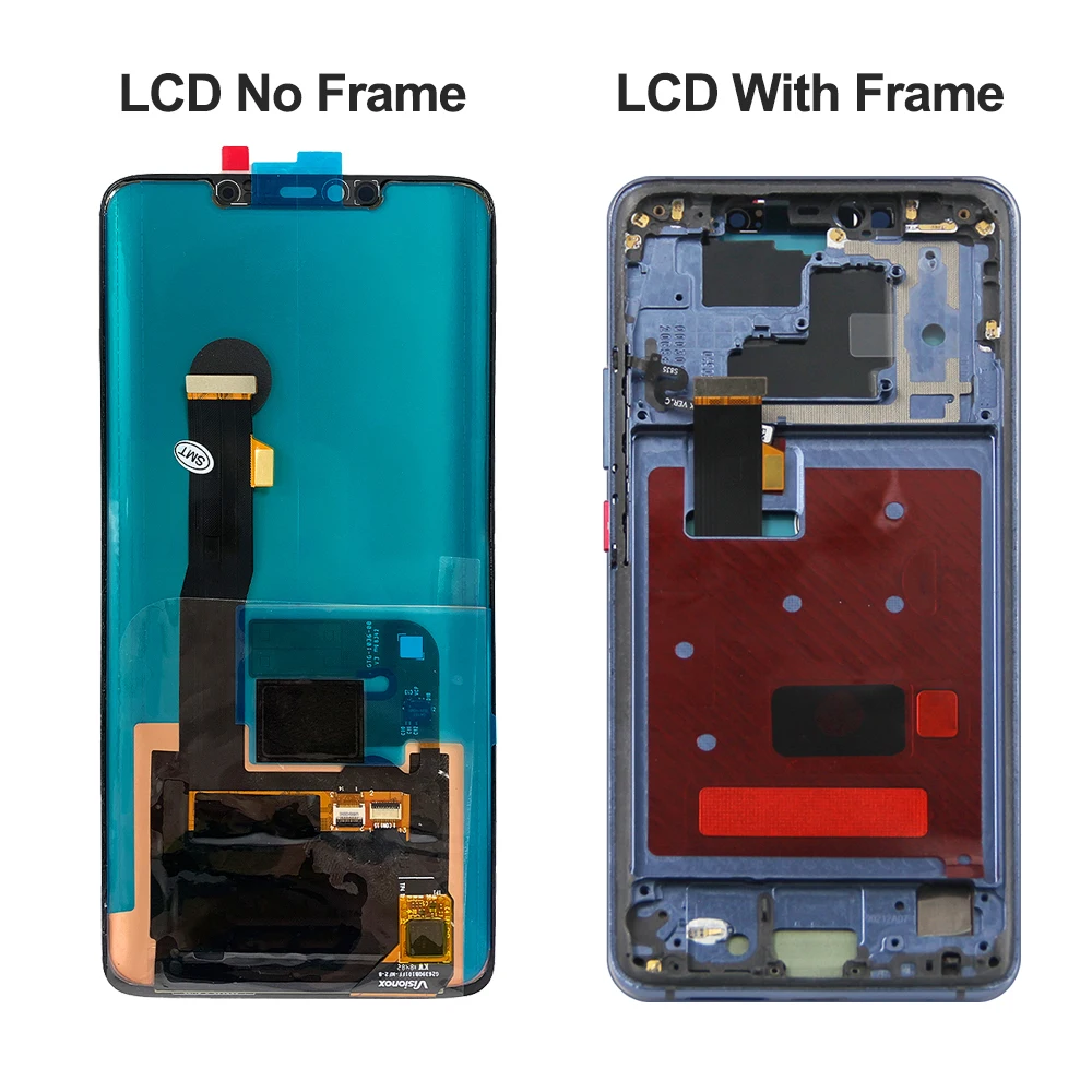 Tanie 6.39 ''oryginalny Wyświetlacz Lcd Do Huawei Mate 20 Pro Ekran Dotykowy 3120*1440 Wymiana Zespołu Digitizer Wsparcie Linii Papilarnych