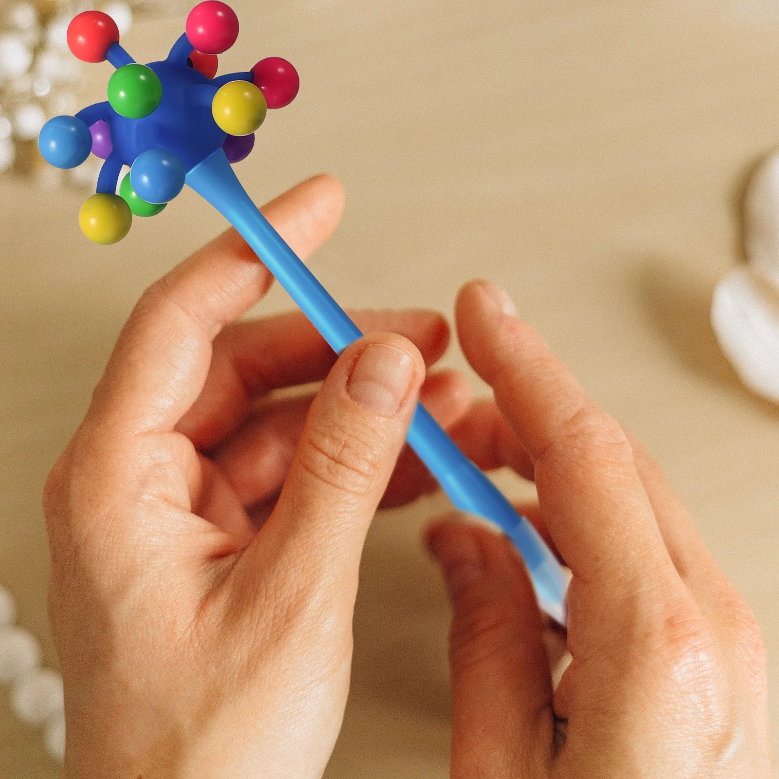 9 Pcs Funny Pens Transforming Aircraft (red) Eraseable Office Ballpoint Gold Plastic Students Stationery Morphle Toys