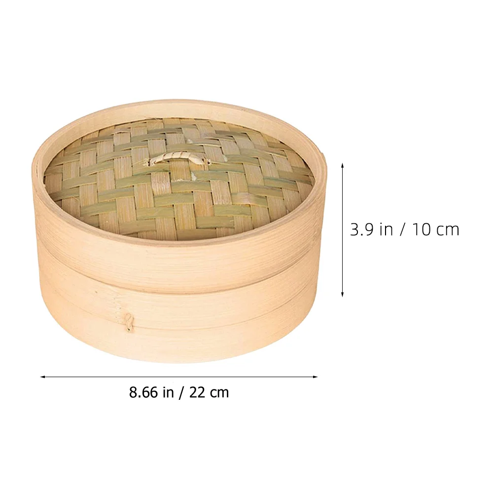 Пароварка для булочек удобная бамбуковая кухонная корзина приготовления еды