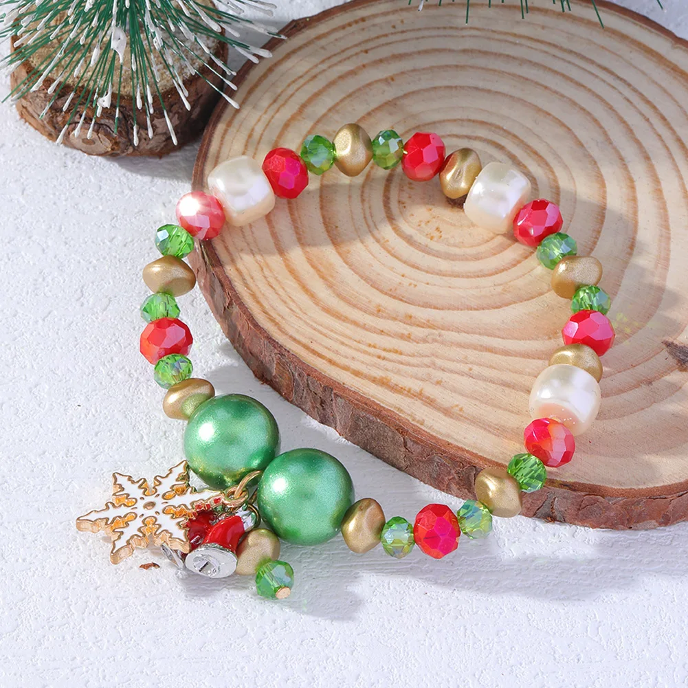 

Charm Bracelet Christmas Charm Bracelet Geometric Bracelets Chain Pendant Bracelet Santa Claus Bracelet Christmas Jewelry