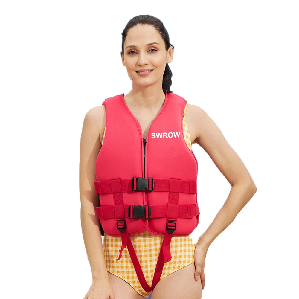 

Adults Life Jacket Water Sports Neoprene Safety Life Vest Fishing Water Ski Vest Kayaking Boating Swimming Drifting Safety Vest