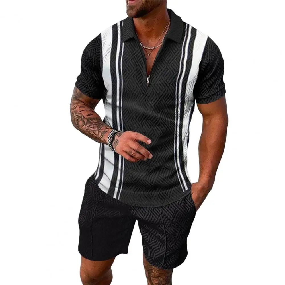 

Мужская рубашка и шорты, с коротким рукавом и принтом