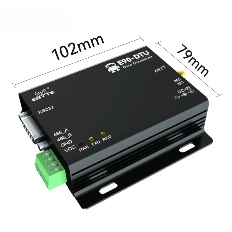 

LoRa long Range RS232 RS485 433mhz 5W IoT uhf CDEBYTE Wireless Transceiver Module Transmitter and Receiver E90-DTU(433L37)-V8