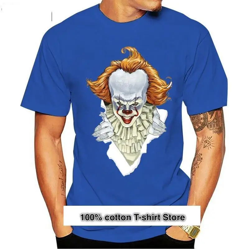 

Camiseta de Pennywise burst Out, вдохновляющая картинка с эффектом потери Stephen King It воздушный шар F09 014189