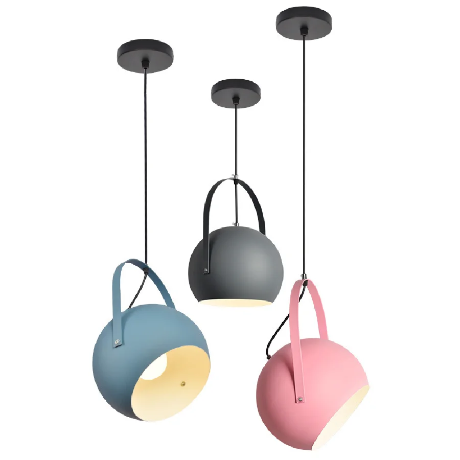 

LukLoy Modern Colourful Pendant Light Pendant Lamp Cord Lamp for Livin Room Kitchen Island Pantry Foyer Bedroom Shop Cafe Bar