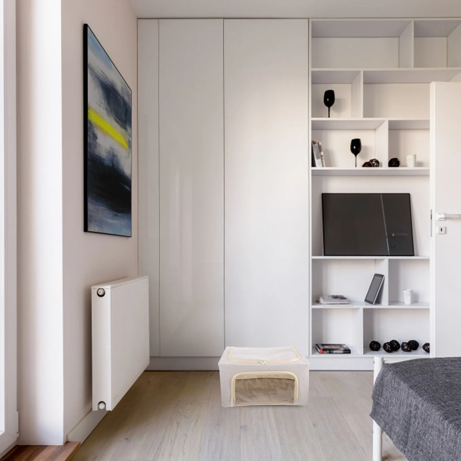 Ящик для хранения игрушек ручки с обеих сторон сумки свитеров защита от моли