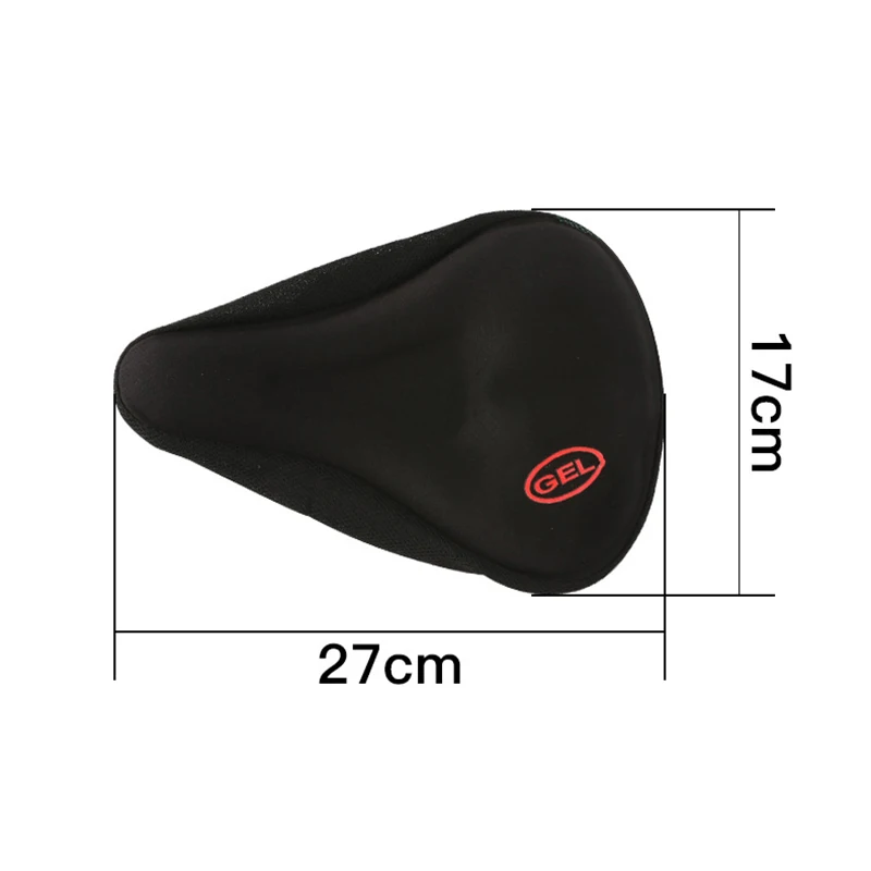 Universal 3D Gel Pad Soft Thick Bike Bicycle Saddle Cover Cycling Cycle Seat Cushion Bike Riding Seat Sitting Protector images - 6