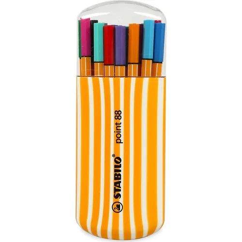 Stabilo Point Pen 88 овальная коробочка 20 цветов |