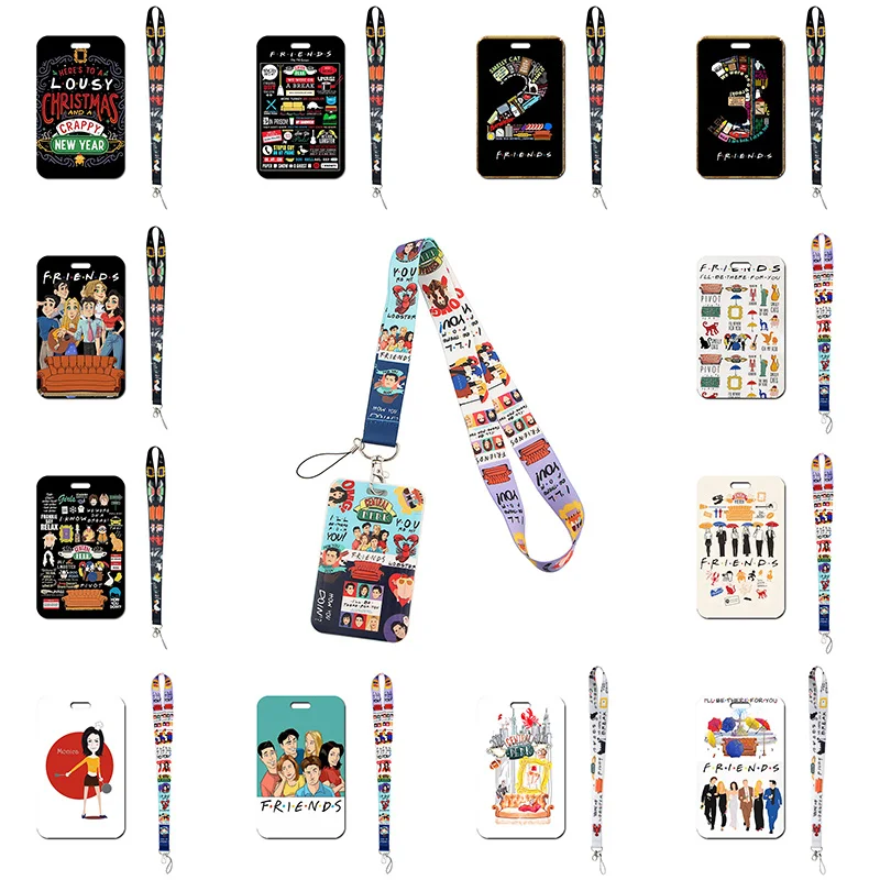Credential Holder Friends Tv Show Lanyard keychain neck strap nurse Lanyards For Pass Card credit card holder keychain lanyard
