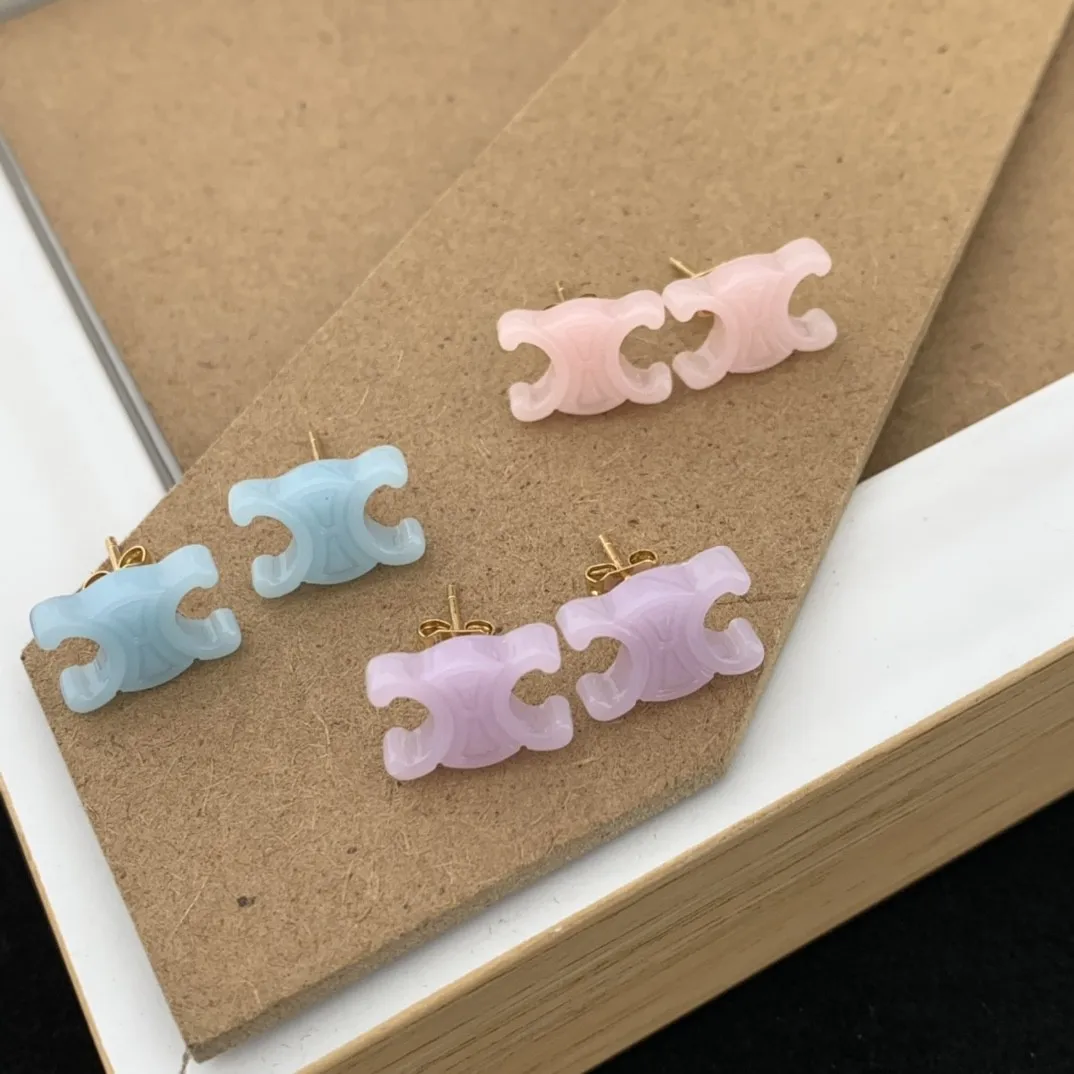 

Разноцветные серьги из этиленвинилацетата, милые яркие серьги яркого цвета, Роскошные Очаровательные серьги высокого качества с Красной с...