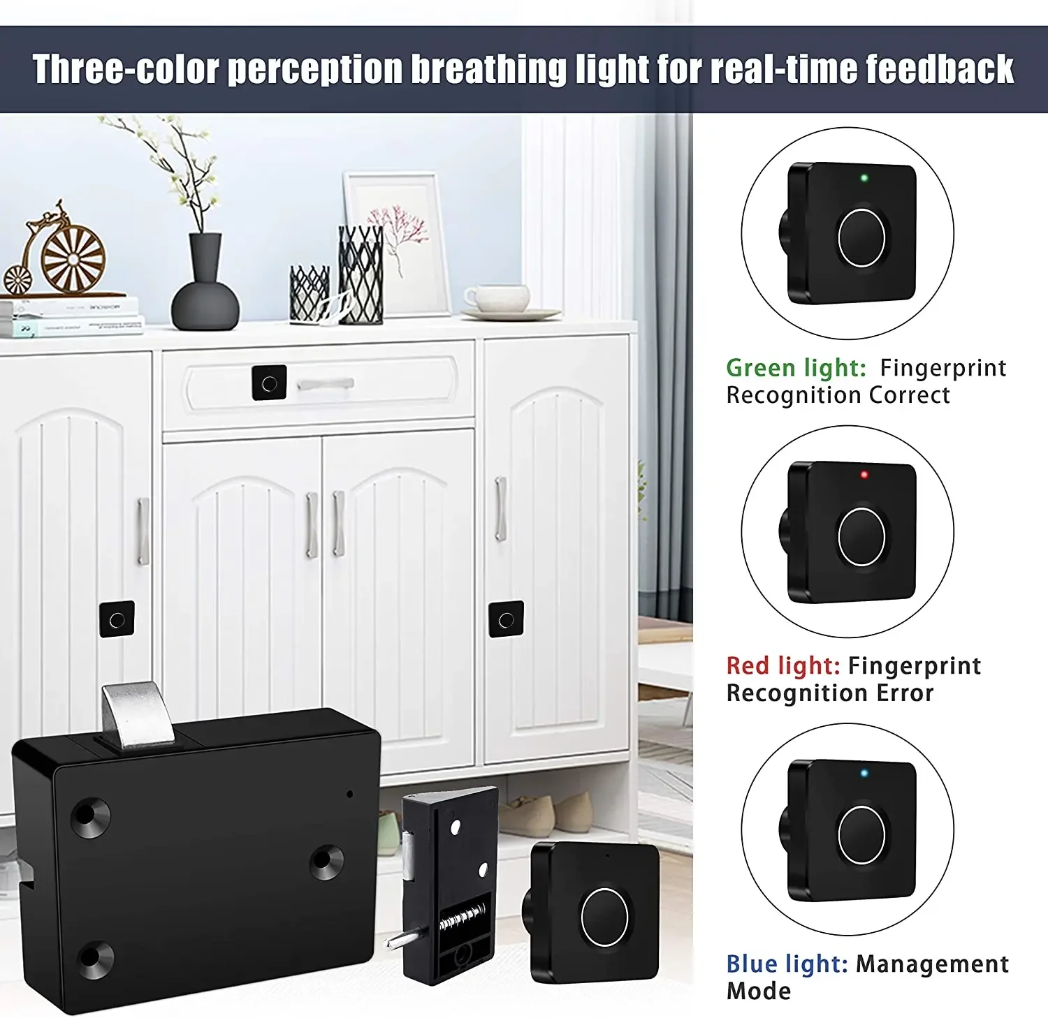 Умный биометрический замок с отпечатком пальца