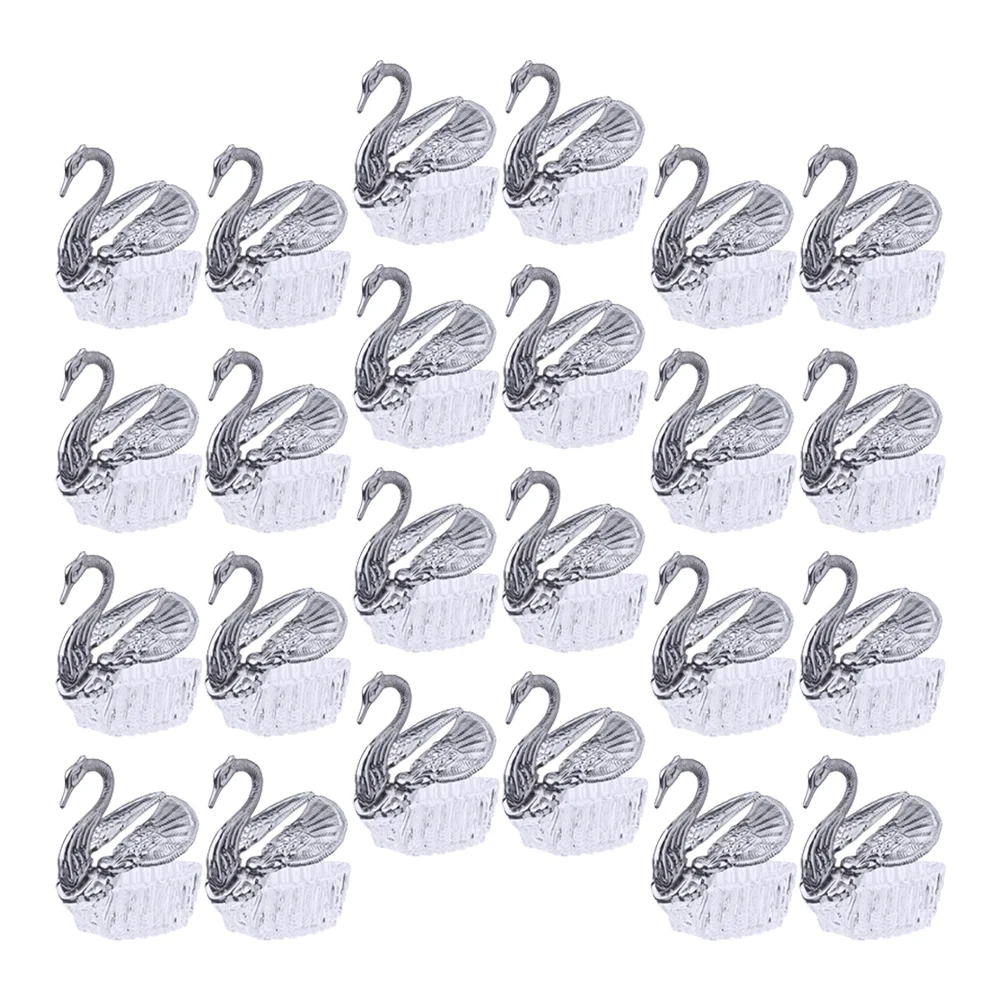 

24 Pcs Wedding Candy Box Festival Supplies Containers Baby Bath Support Mini Plastic Gift Holders Cookie