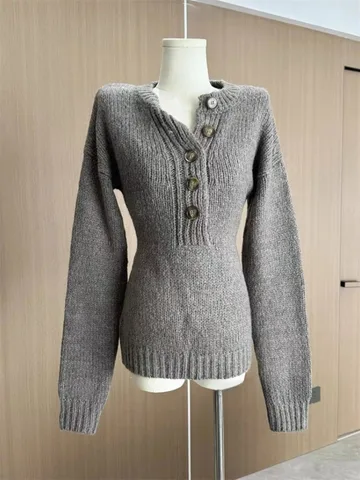 Neploe винтажный вязаный пуловер из спандекса