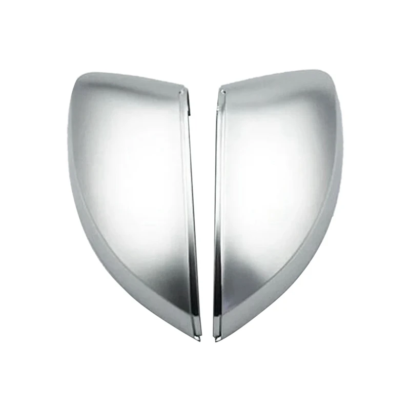 Чехол для автомобильного зеркала заднего вида Матовый хромированный