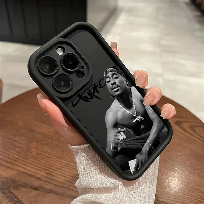 Горячий чехол для телефона Rapper Tupac 2PAC Oppo Reno12 Reno11 Reno10 Reno8 Reno7 Reno6 Z T F Pro Plus 4G 5G с мягкой