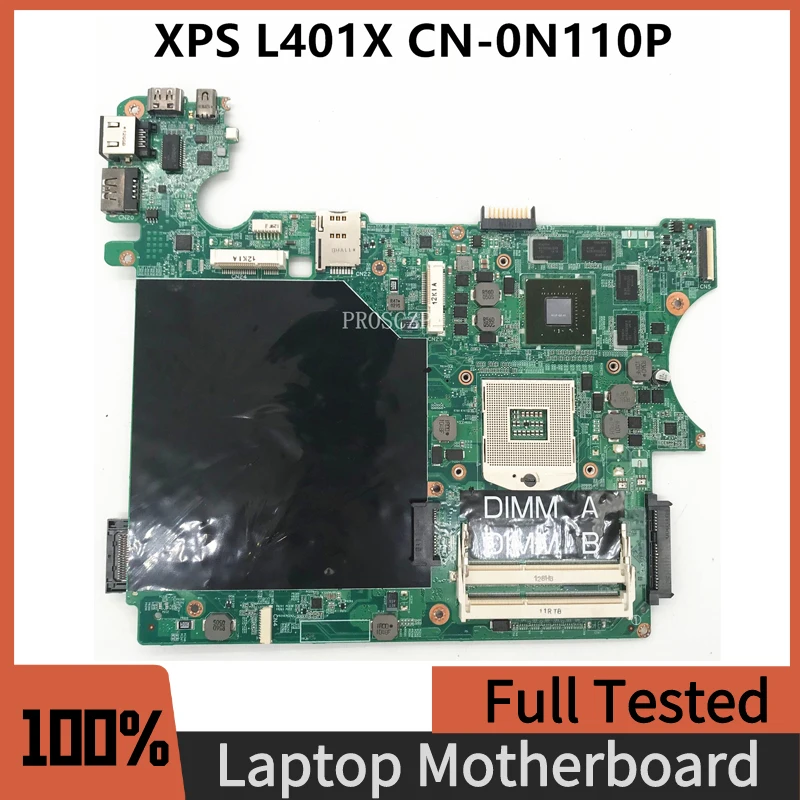 CN-0N110P 0N110P N110P Free Shipping High Quality Mainboard For DELL XPS L401X Laptop Motherboard 100% Full Working Well