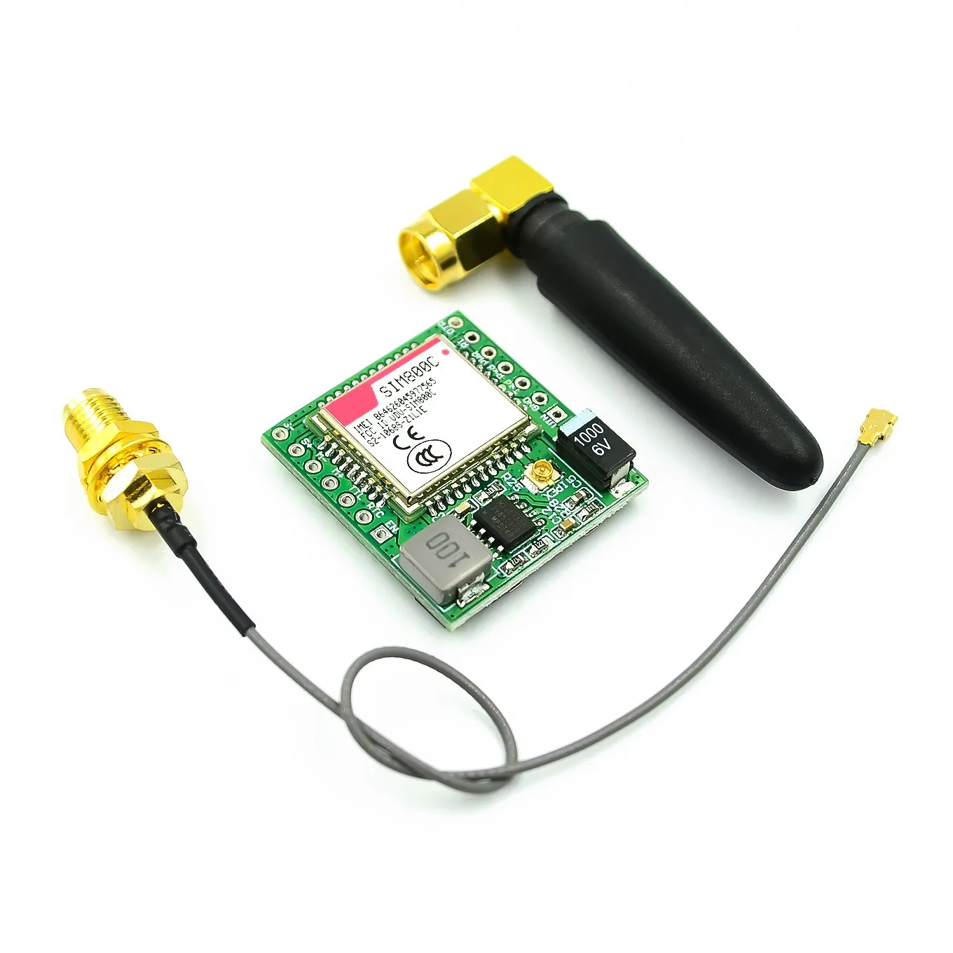 SIM800C GSM GPRS модуль TTL макетная плата IPEX с Air208S SIM7020C