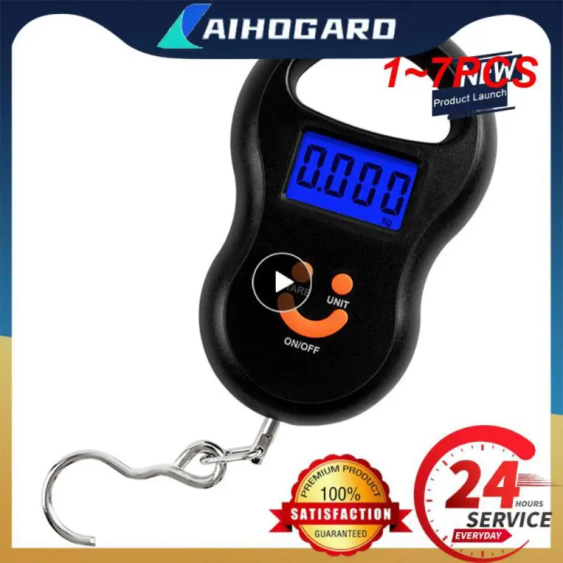 

Электронные весы с ЖК-дисплеем, 50 кг, 10 г, 1-7 шт.