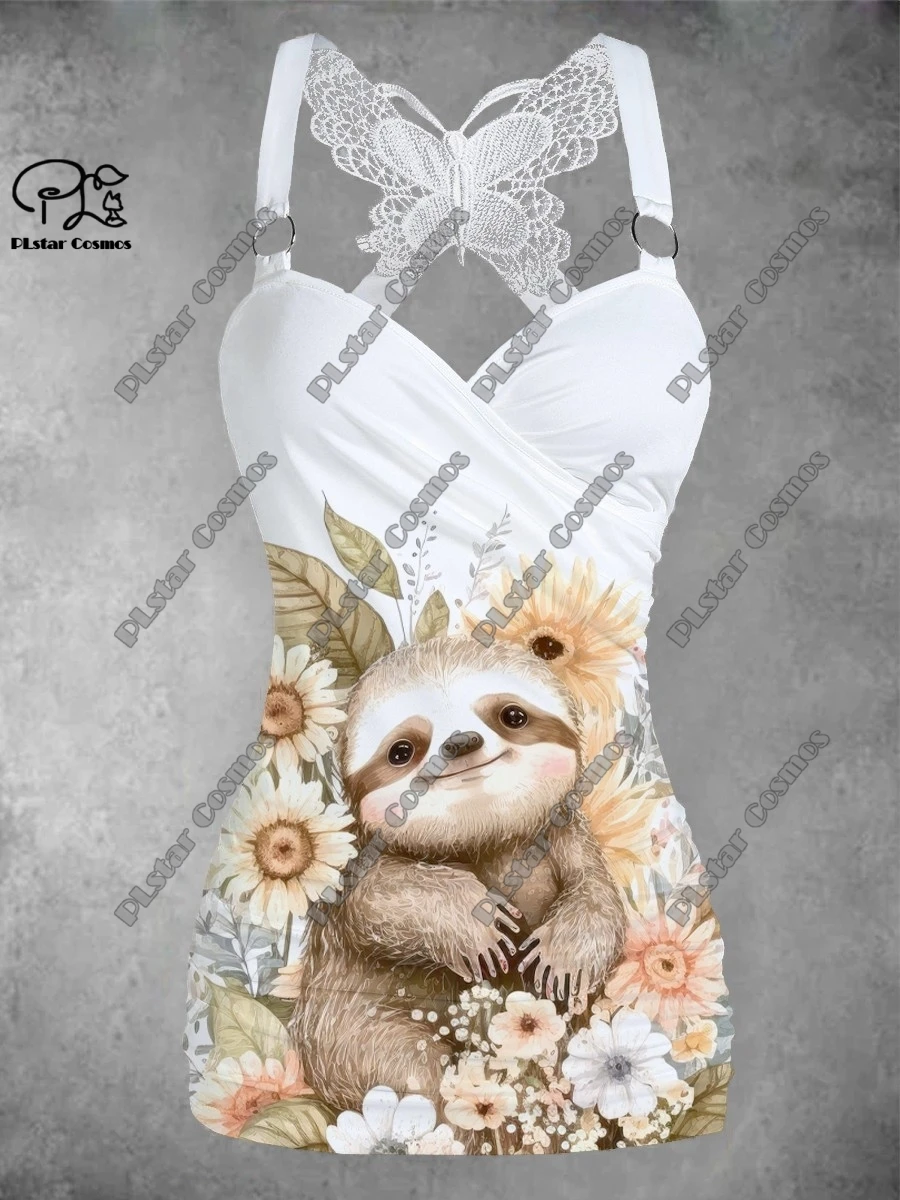 Женский плиссированный топ PLstar Cosmos плиссированная майка с кружевной отделкой