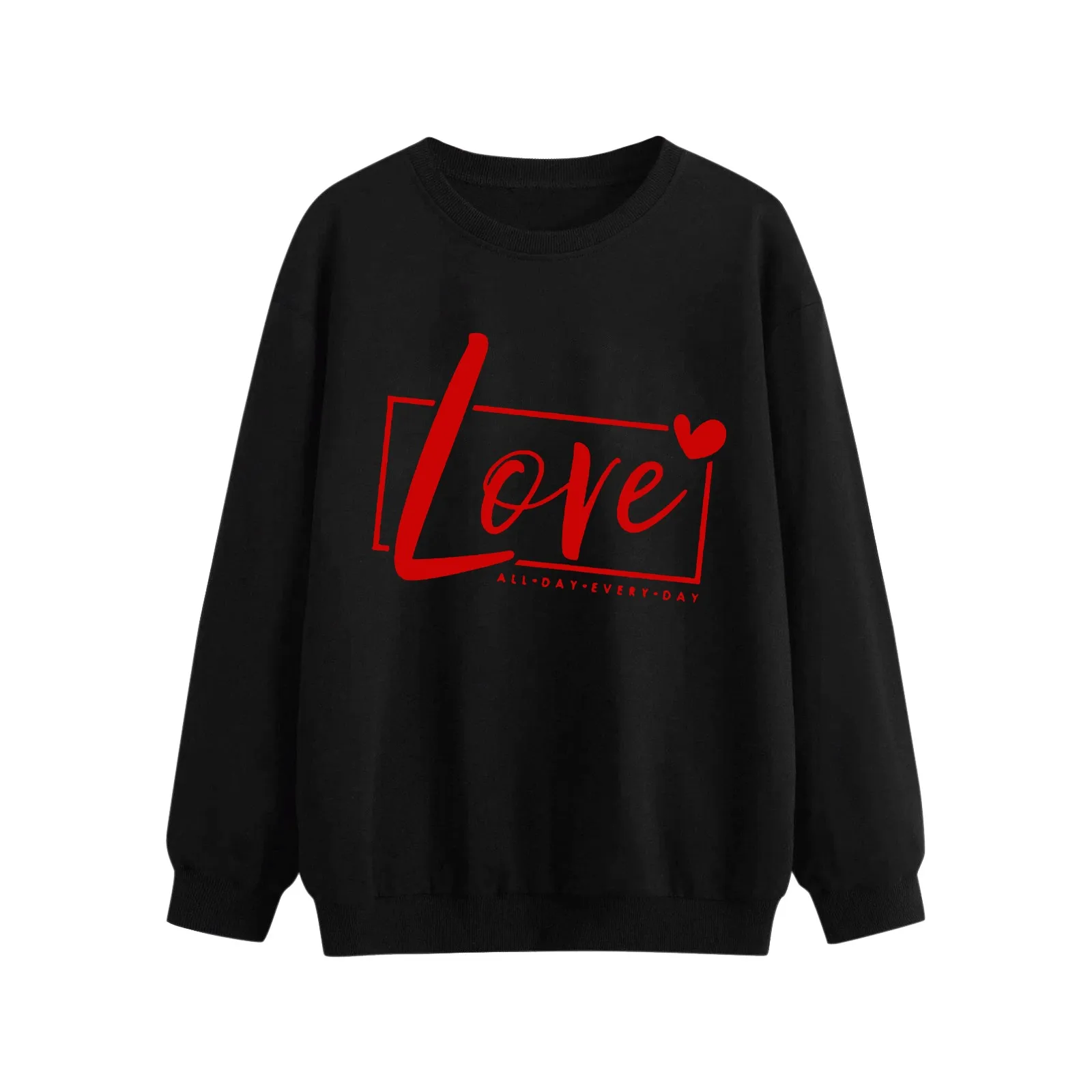 

Ladies Size Small Tops Women Letter Printing Sweatshirt Top Long Sleeved Sweatshirt Casual Blouse Casual Short Sleeve