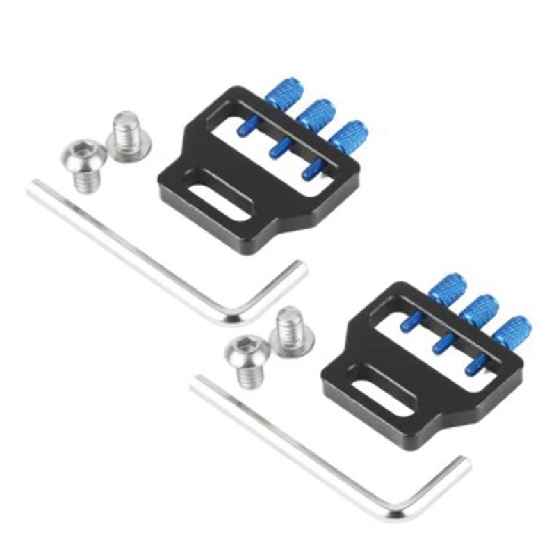 

2Pcs SLR Cable Clamp for BMPCC 4K 6K for Data USB Wire Clip Mount Adapter Fix for Cinema Camera Cage Release L Plate