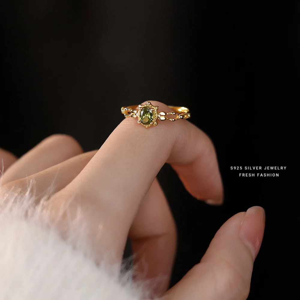 Женское реальное искусственное серебряное кольцо, Открытое кольцо, милый подарок для леди, мамы, искусственное ювелирное изделие