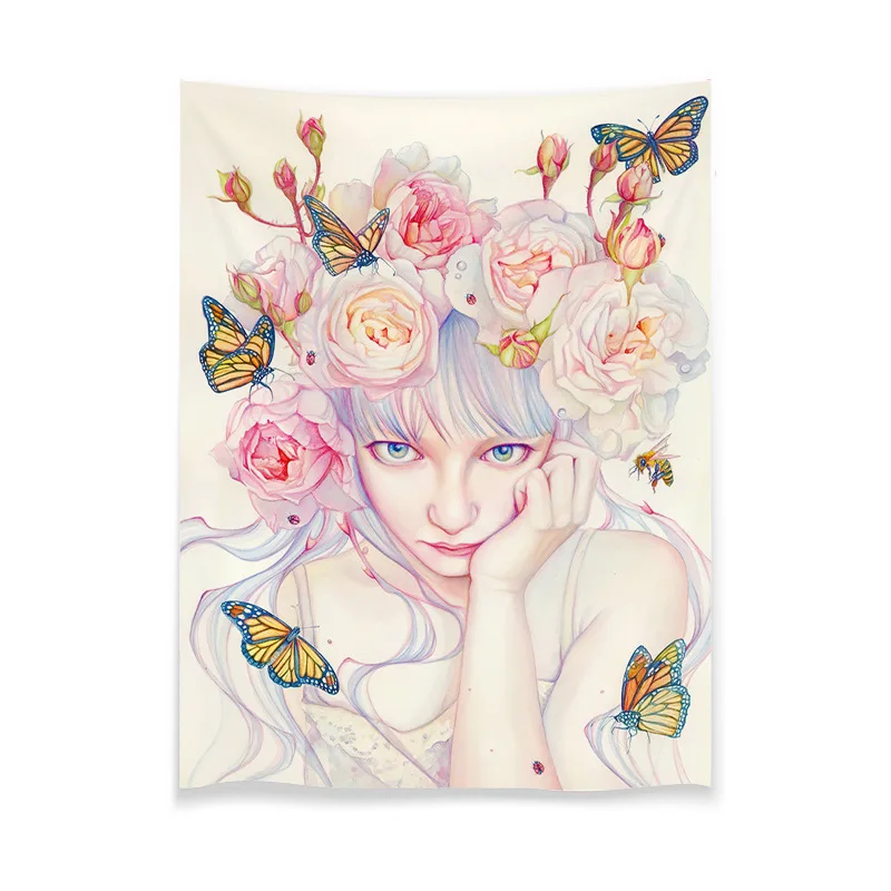 

Art Painting Sofa Sets Nordic Simplicity Carpet Cartoon Characters Large Tapestry Aesthetic Room Decor Blanket Picnic Mats Home