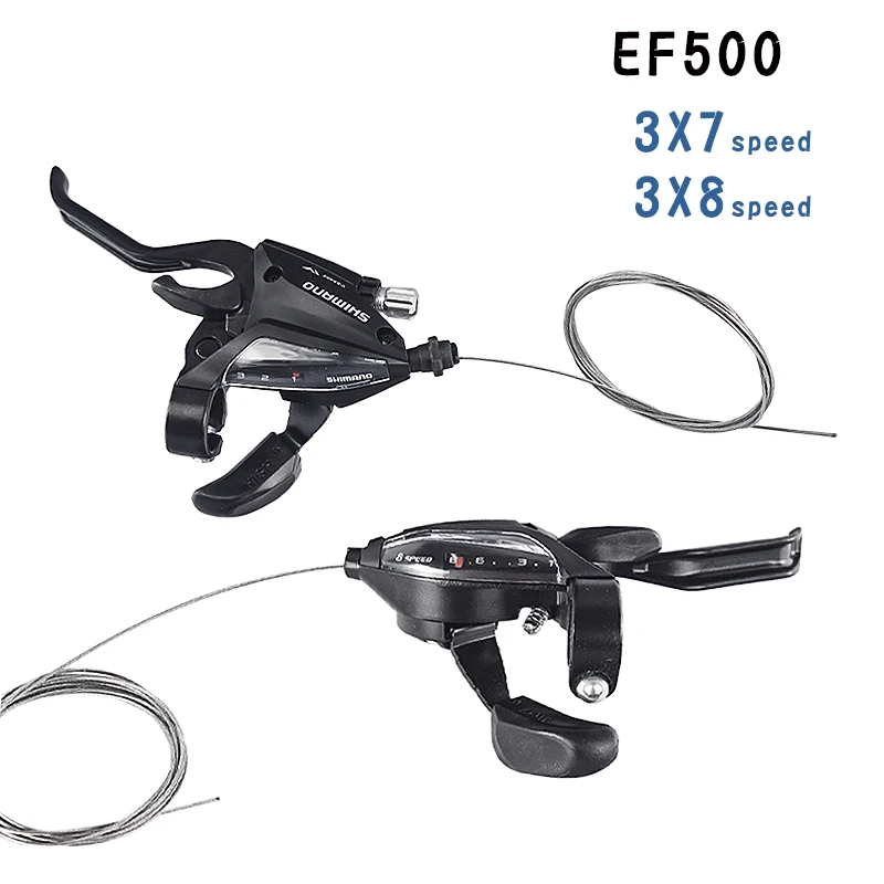 

Bicycle Derailleur 3 * 7 Speed Shift Lever & Brake Lever Conjoined DIP 21-Speed 3X8S 3*8S MTB Mountain Bike Shifter ST EF500