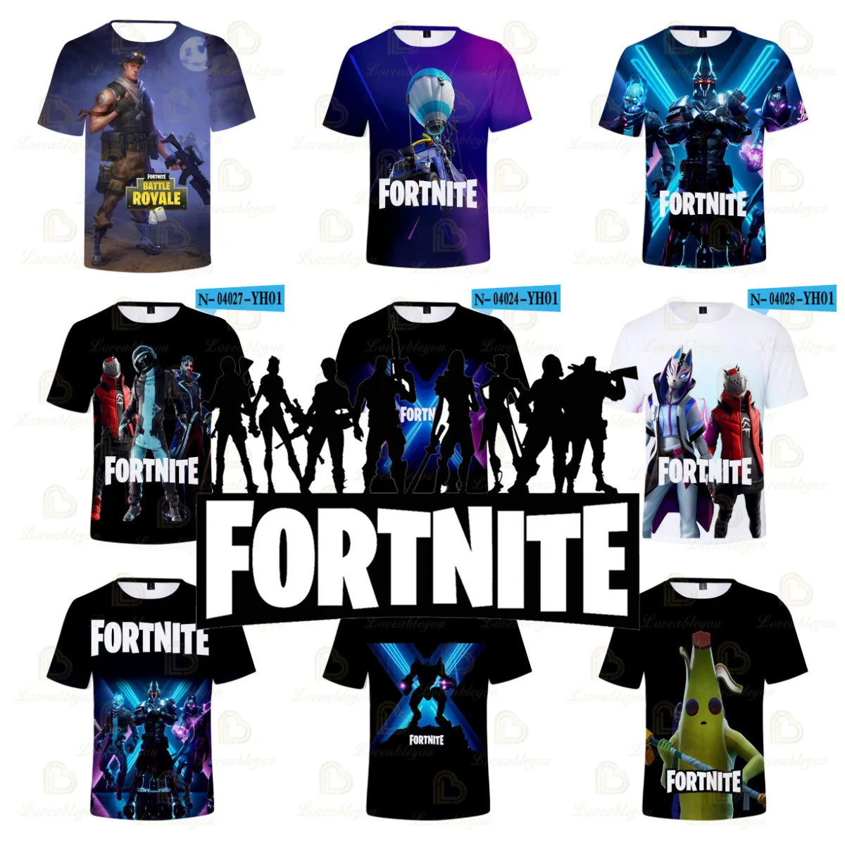 

Fortnite Battle Royal Victory Men Women Kids T-shirt Hero Game 3D Print Tshirt Tops Boys Girls Cartoon Tops Baby Clothes