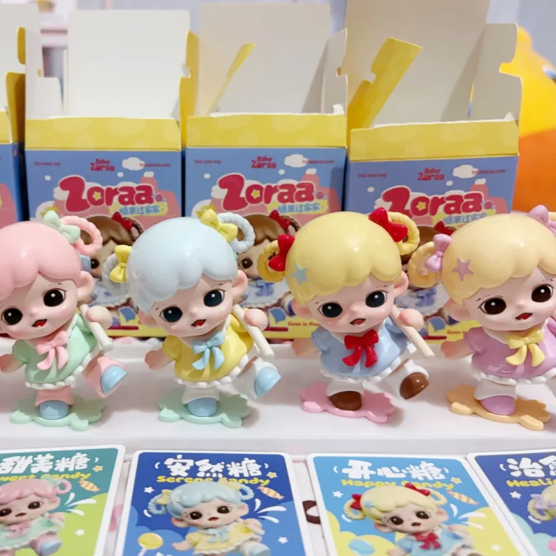 Фото Новая серия мини-игрушек Zoraa Candy для ролевых игр: коллекционная художественная игрушка-сюрприз в мини-коробке, изысканное и интересное украшение для рабочего стола, популярный подарок №3