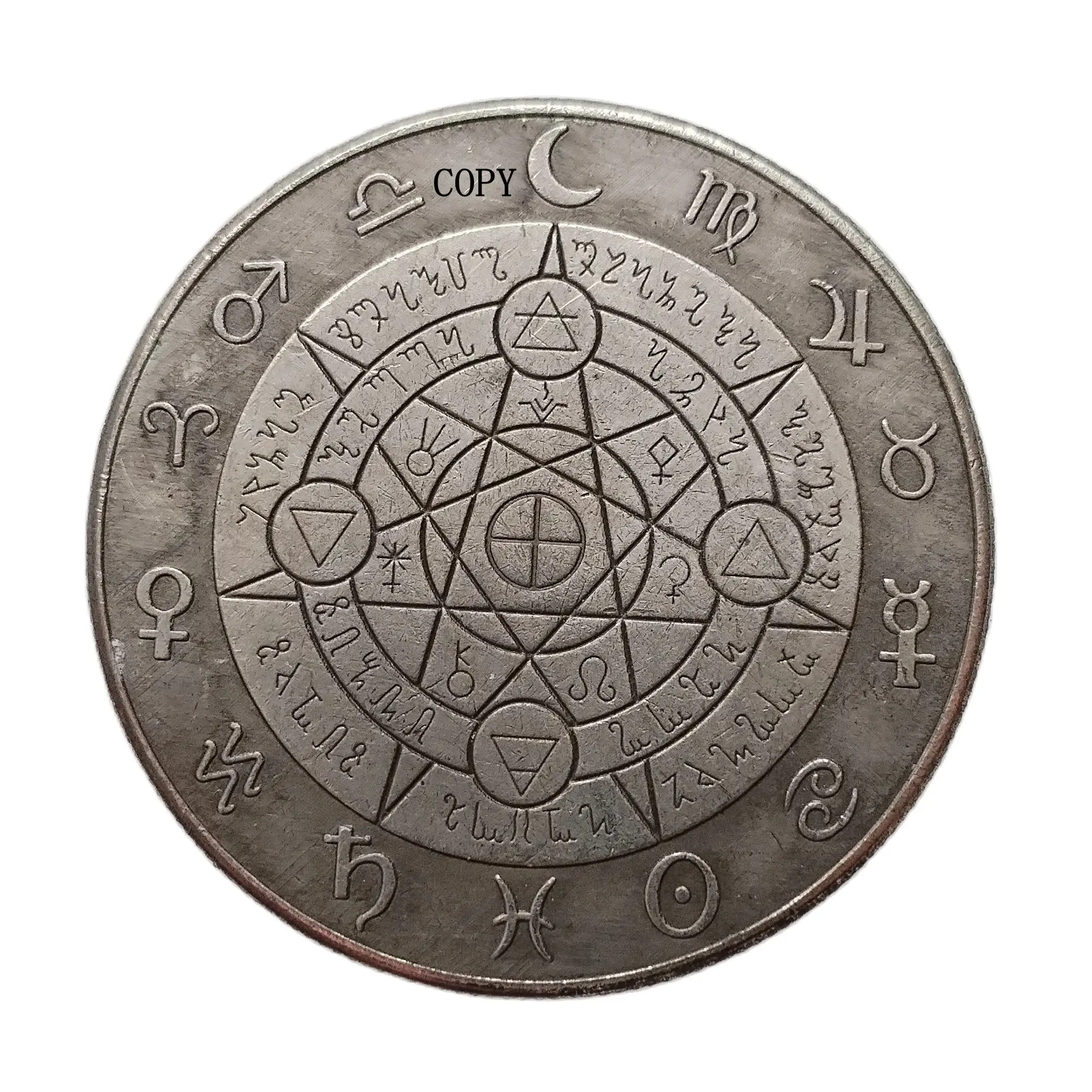 

Посеребренная копия монеты Morgan Dollar