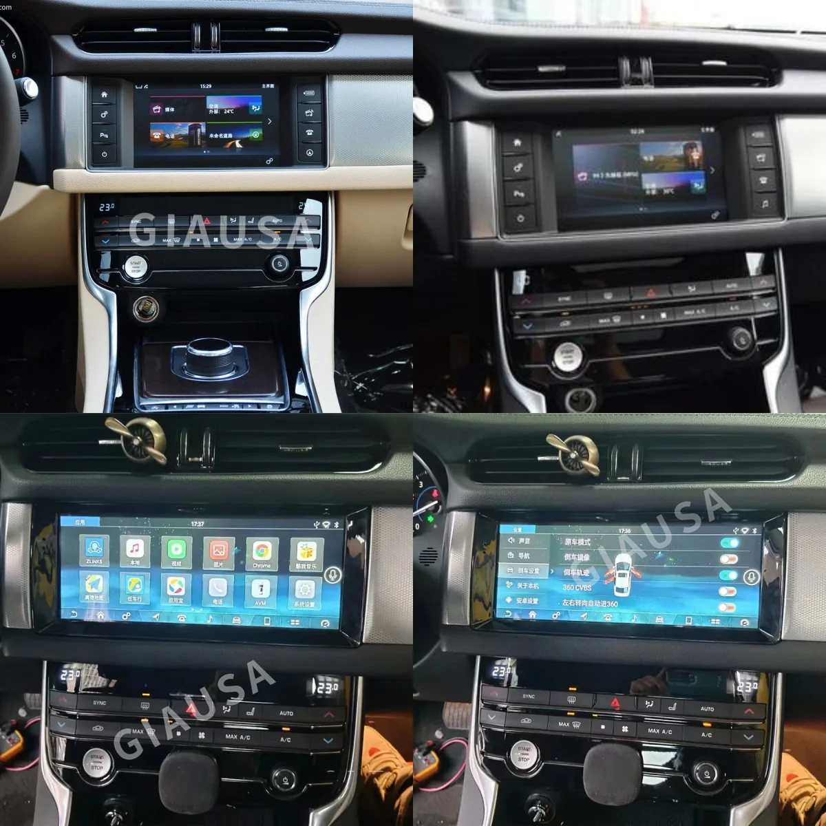 Мультимедийный радиоприемник Android для Jaguar XF XFL 2016 2017 2018 GPS-навигация авто аудио