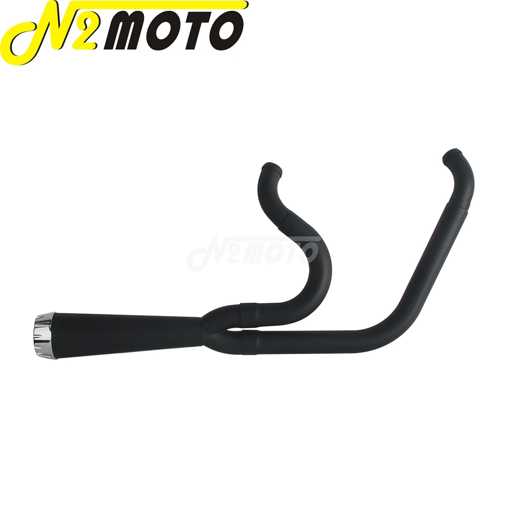Фото Для Harley Dyna FXDF FXDL FXDB FXDC FXD FXDWG 2006-2017 годов выпуска, высокопроизводительная выхлопная система 2-в-1 с увеличенным диаметром и ступенчатым коллектором, глушитель. №3