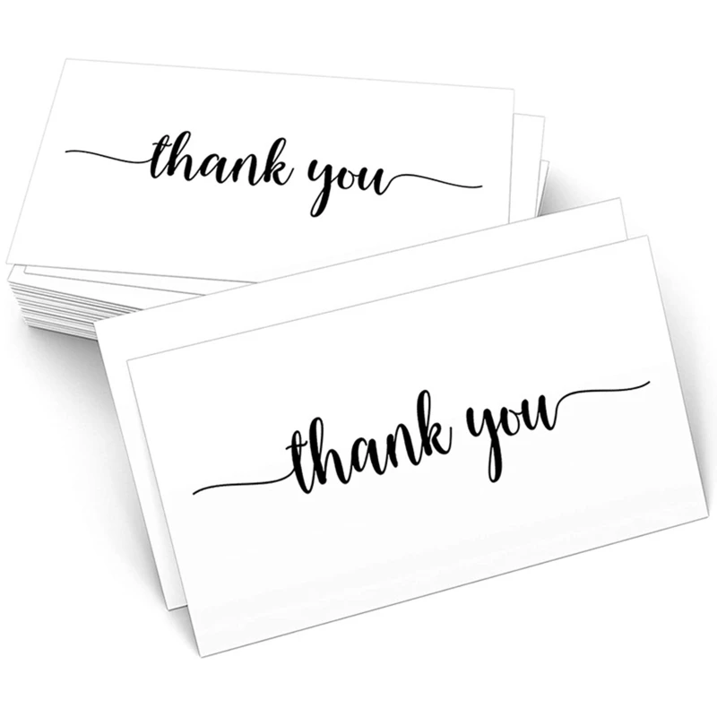

Открытки с надписью «Thank You», 50 шт.