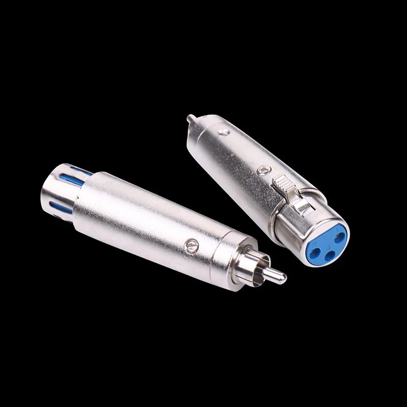 

XLR Female To RCA Male Audio Adapter Connector For Microphone Speaker XLR Plug to RCA Jack Adaptor Connectors