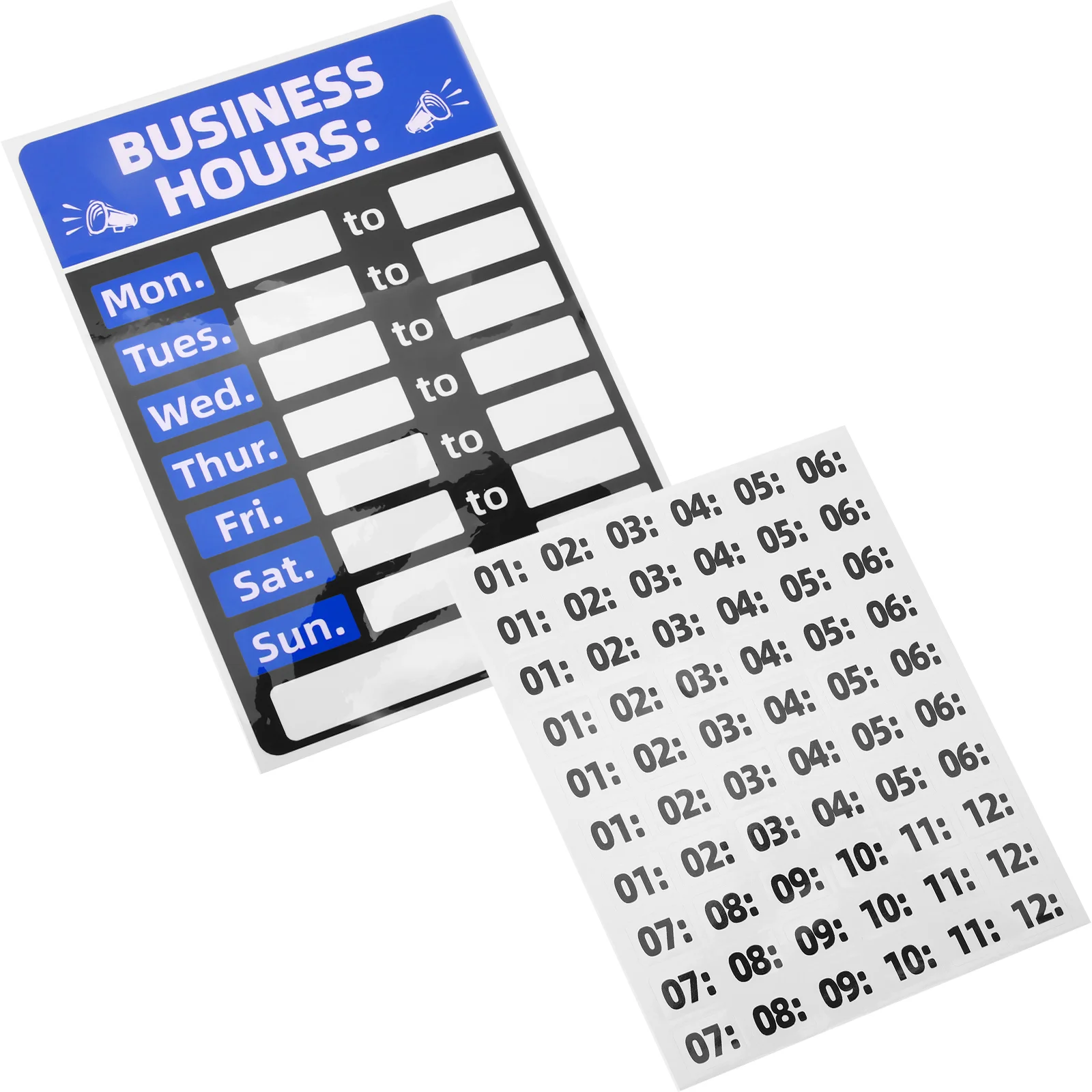 

Letter Decor Logo Stickers Store Hours Signs Business Signage Pvc Open Closed Door Office