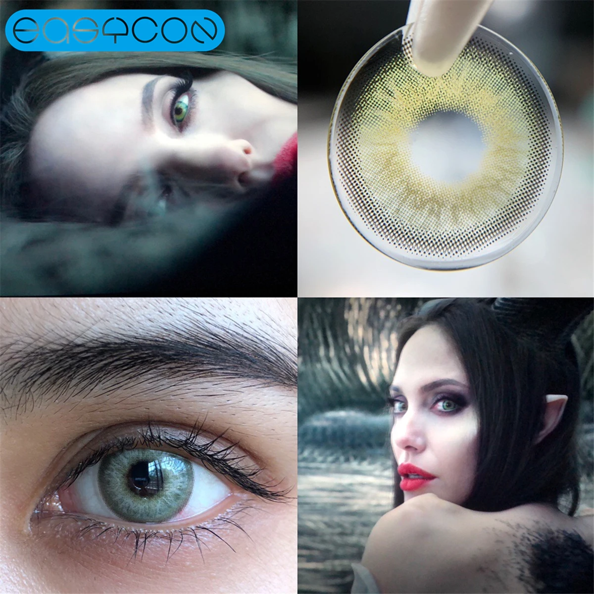 

contact lens small beauty pupil unique Himalayan green crazy cosplay Yearly Contact Lenses For Eyes Degrees Myopia prescription