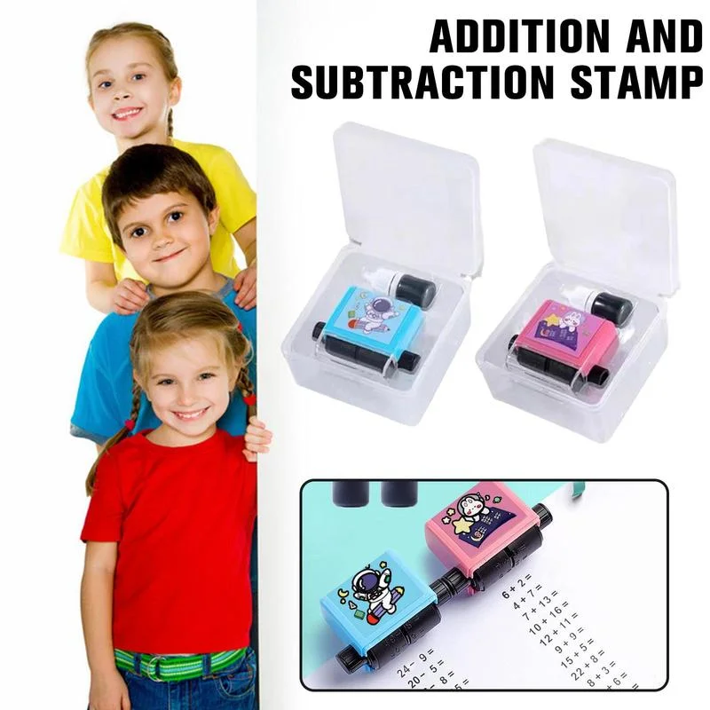 

Number Rolling Stamp Arithmetic Rolling Stamps Within 100 Math Practice Addition and Subtraction Question Stamp School supplies