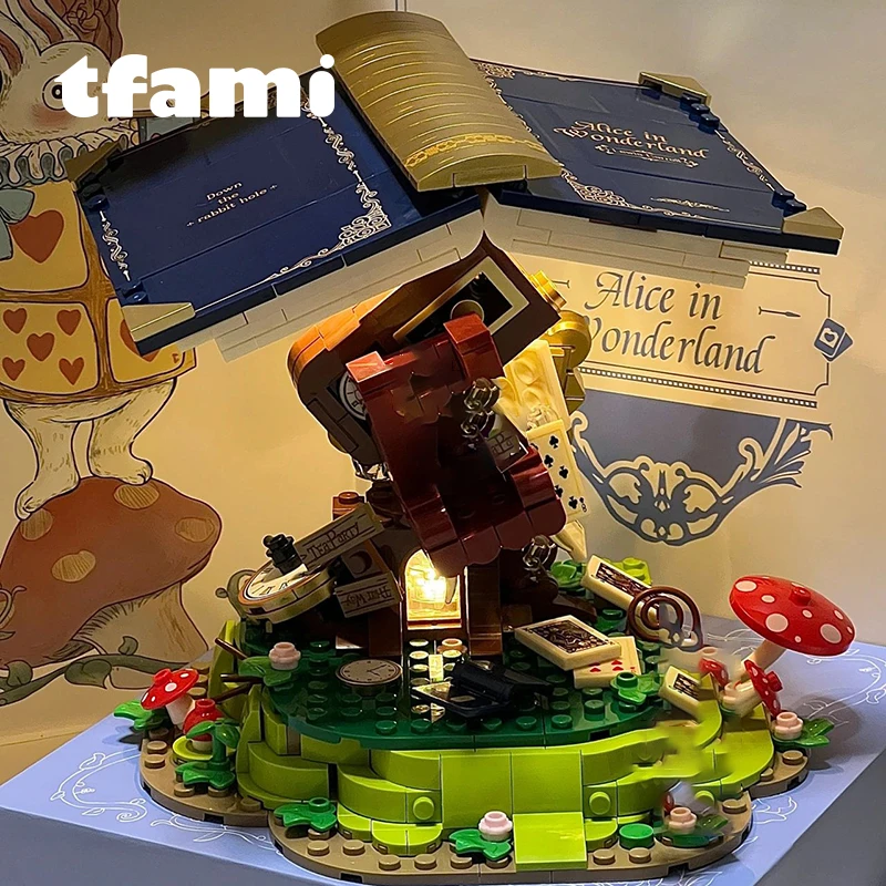 

Конструктор TFAMI, Сказочная книга, серия «сделай сам», детская игрушка для домашнего декора, сборные игрушки, строительные блоки с коробкой для детей, подарок