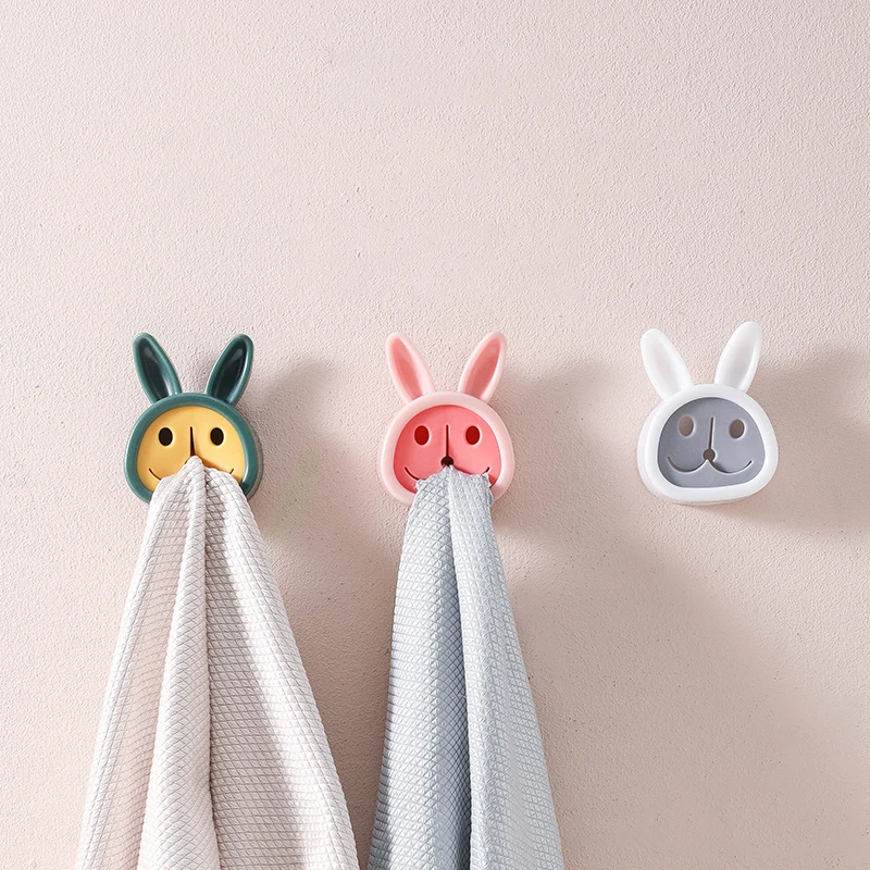 

Towel Holder Punch Free Towel Plug Self Adhesive Rag Dishcloth Holder Kitchen Rag Dishcloth Storage Hooks Bathroom Accessories