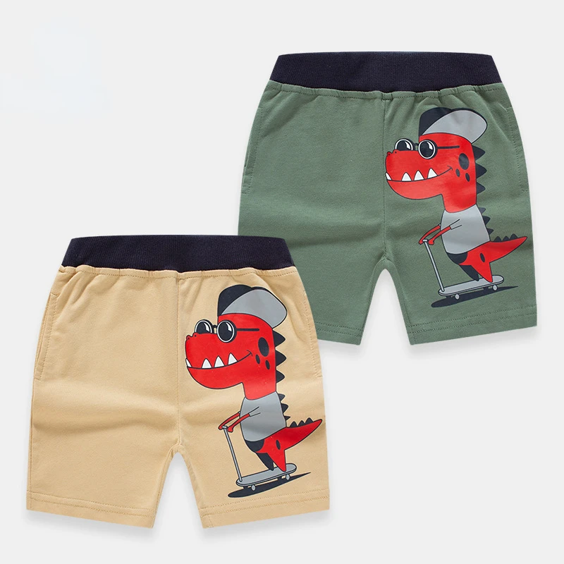 

2022 Summer Popular Cartoon Fear Children's Clothing Children's Shorts Baby Cotton Summer Boys Casual Pants Korean Version