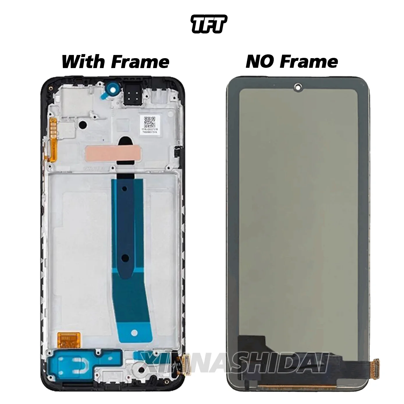 6 43-дюймовый Жк-дисплей Для Xiaomi Redmi Note 12s Емкостный Сенсорный Экран С Рамкой