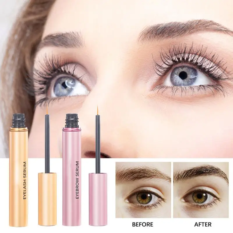 

Сыворотка для роста бровей ресниц усиление сыворотки для более полных густых ресниц и бровей розовое золото жидкая Золотая Тушь для бровей
