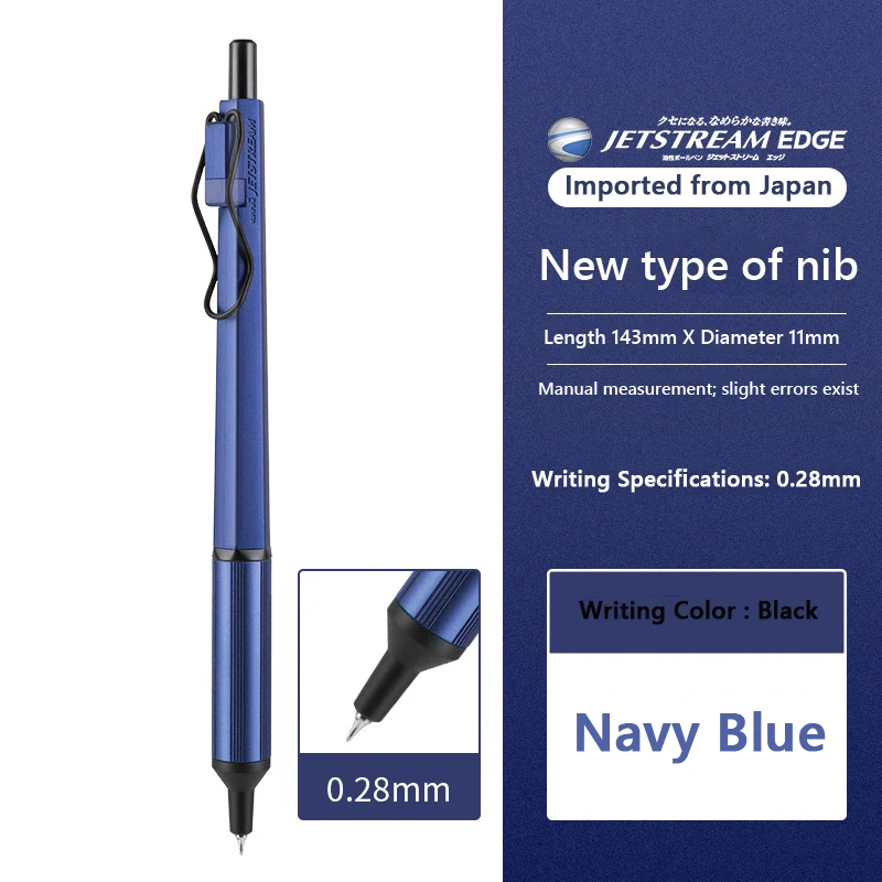 Uni Mitsubishi SXN-1003 шариковая ручка с ультратонким средним маслом JETSTREAM Metal 0,28 0,38 мм, гель для подписи, стило, черный, красный, синий, замена