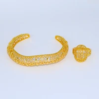 dubai womens bracelet with ring set ethiopia france africa dubai bride romantic bracelet jewelry gift