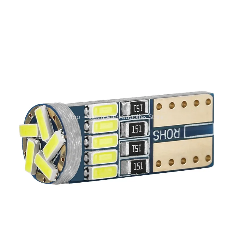 Автомобильные светодиодные фонари индикатор ширины декодирования Infinite T10 4014 15smd