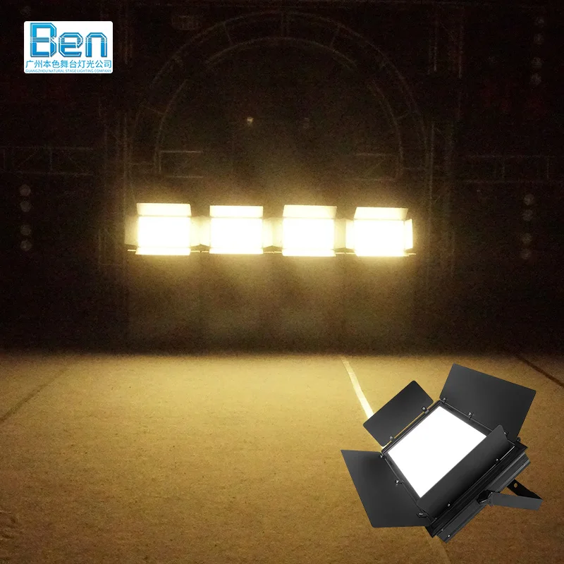 Led Stage Studio Light Flat Panel Video Lights DMX Surface Soft Light Stage Effect Lighting for Party Night Club Meeting Project